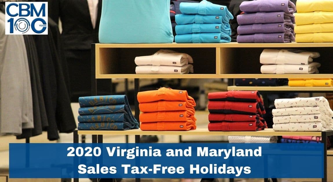 Virginia Sales TaxFree Holiday Maryland Sales Tax Free Holiday