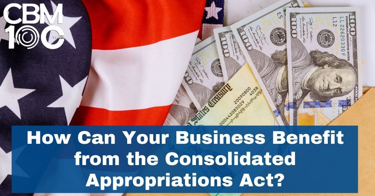 Consolidated Appropriations Act Paycheck Protection Program