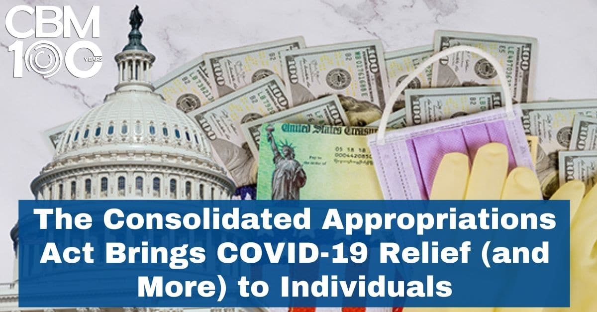 Consolidated Appropriations Act Retirement Proivisions Betheseda CPA